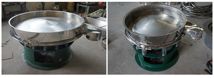 旋振篩底框安裝在振動體上面。